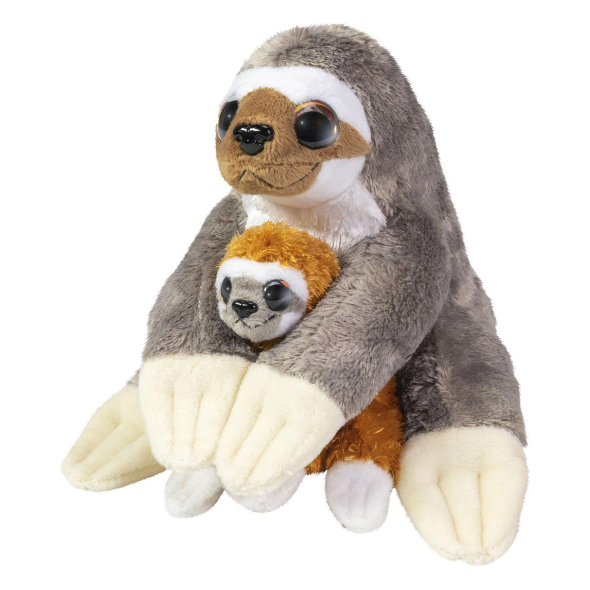 Lumo Stars hug sloth caramel and coffee, 24 cm