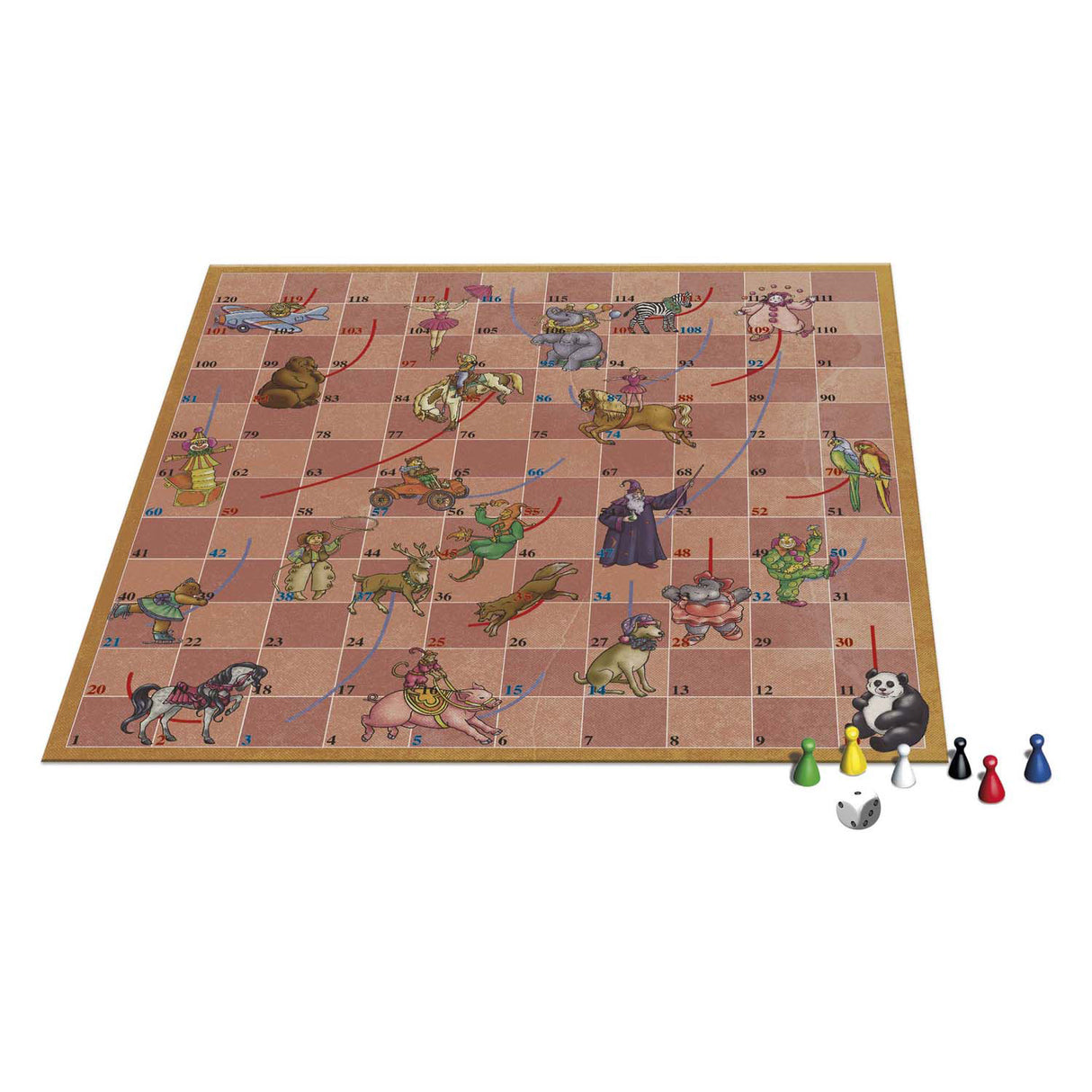 Selecta board games from the past - circus snakes and ladders