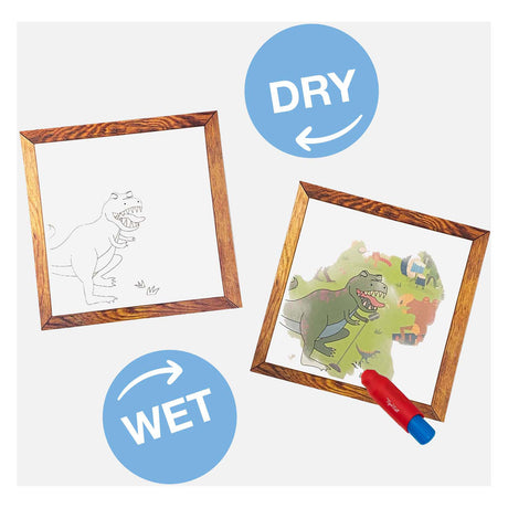 Dam magic painting - dinosaur
