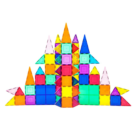 Hrací sada Selecta picassotiles - magnetické stavební destičky, 101 dílků.