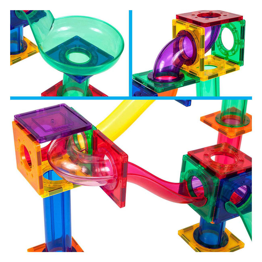 Selecta picassotiles marble run - magnetic building tiles - 50 pcs.