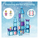 Selecta picassotiles winter theme - magnetic building tiles, 72 pcs.