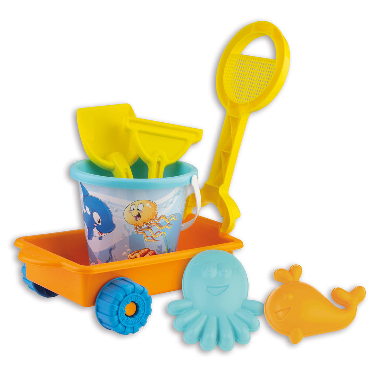 Androni Bolderkar med Bucket Set Underwater World, 6dlg.