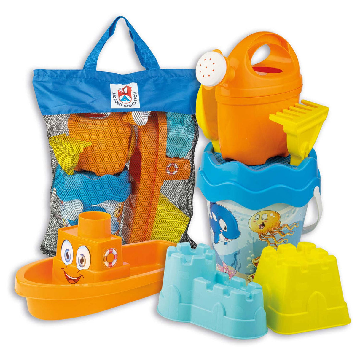 Androni Beach set dans un sac sous-marin, 8dlg.