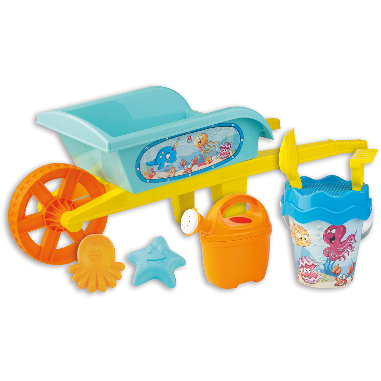 Androni Wheel Corrow mit Bucket Set Underwater World, 8dlg.