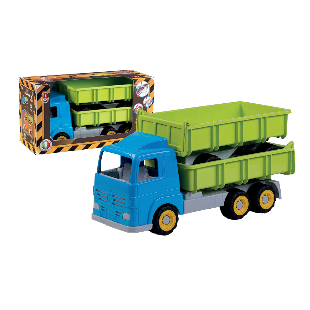 Androni tilt truck Double load with soft wheels