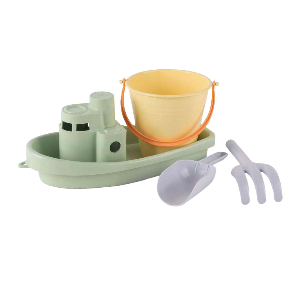 Dantoy Boot an Eemer Set, Sand Spillsaachen, Strand Spillsaachen