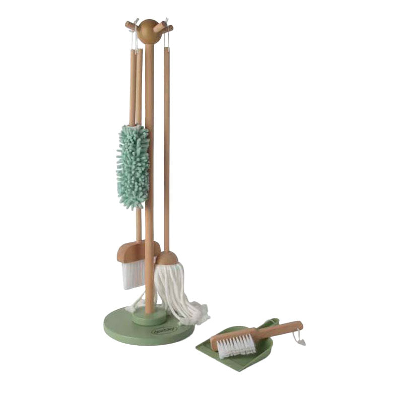 Dantoy wooden cleaning set, 6 pieces.