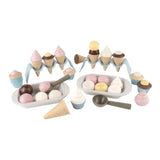 Dantoy cupcake and ice cream set, 54 pieces.