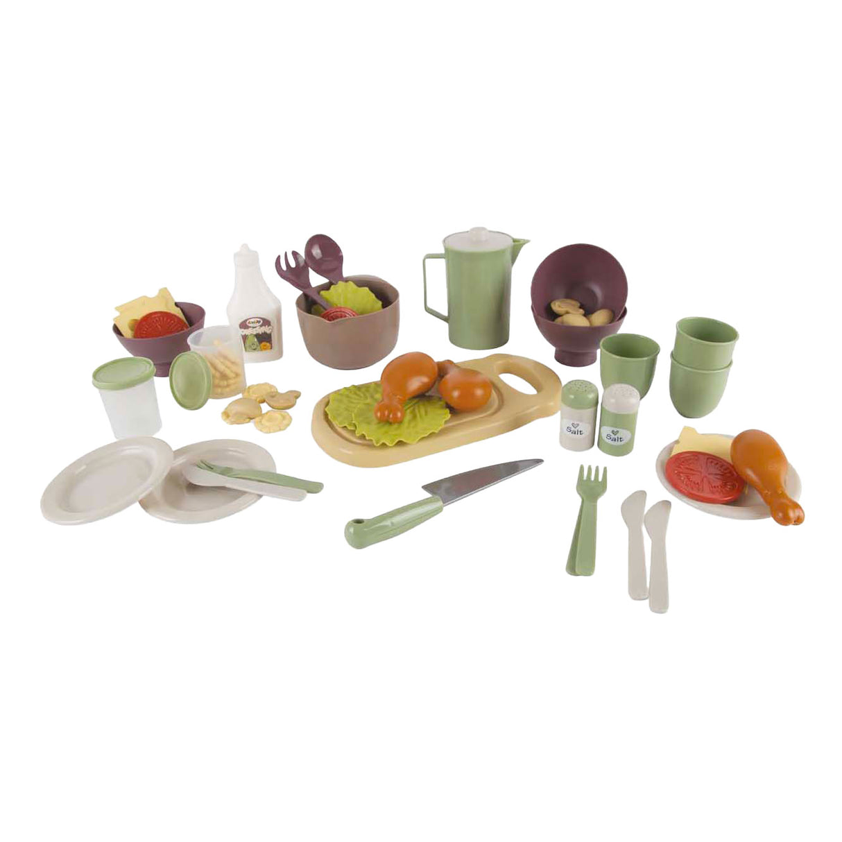 Dantoy kitchen set, 56 pieces.