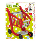 Ecoiffier 100% chariot en chef avec épicerie