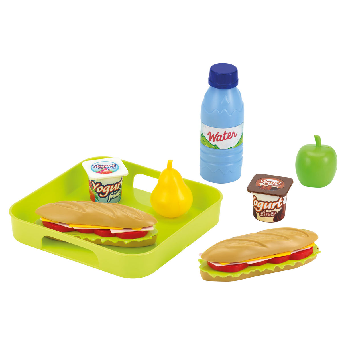 Ecoiffier 100% chef sandwich set with tray