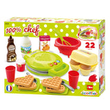 Ecoiffier 100% Chef vaflinė, 22 vnt.