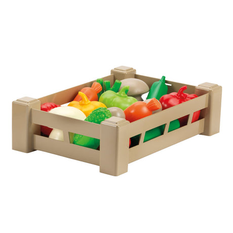 Ecoiffier 100% chef frutas o verduras en cajas