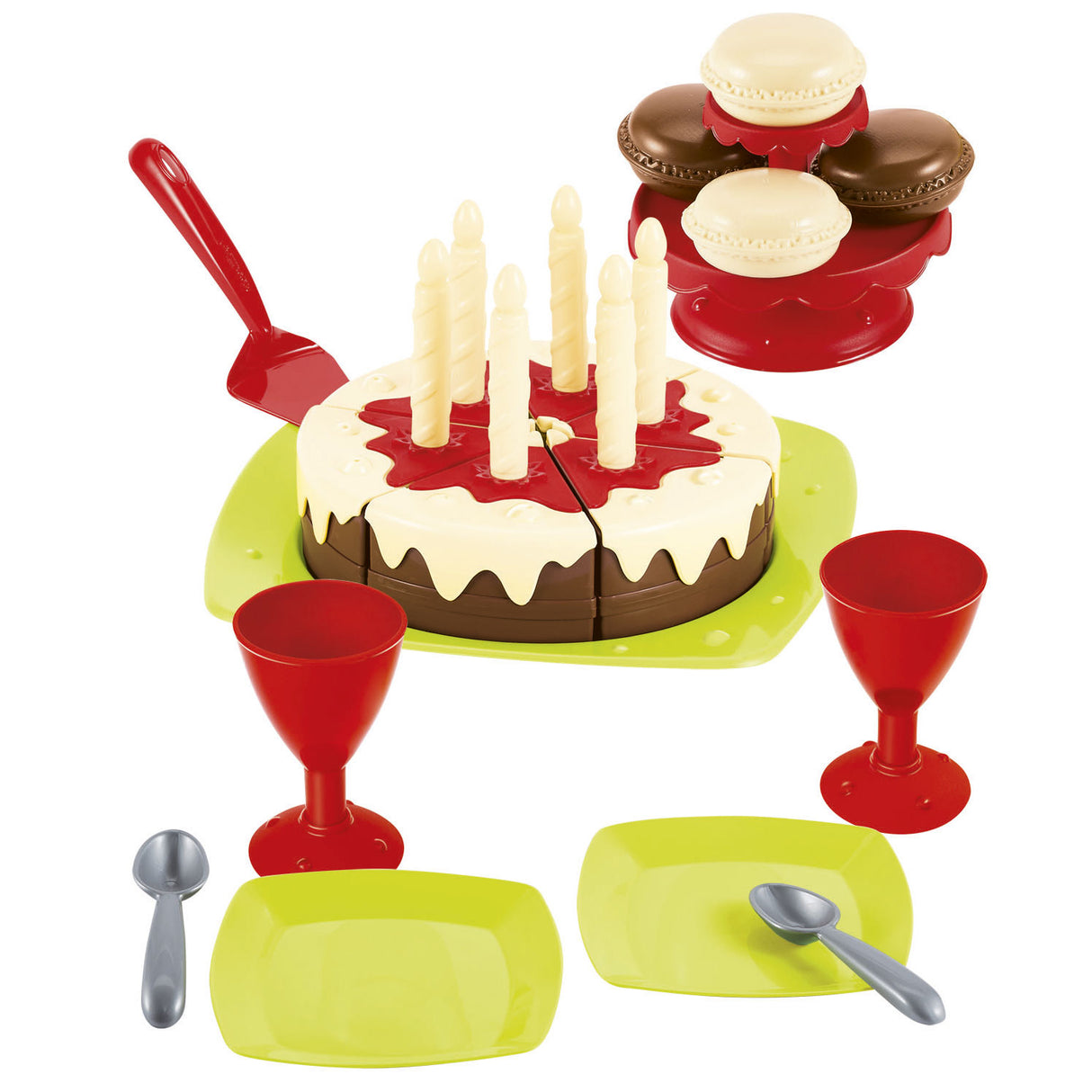 Ecoiffier 100% Chef Birthday cake with plates