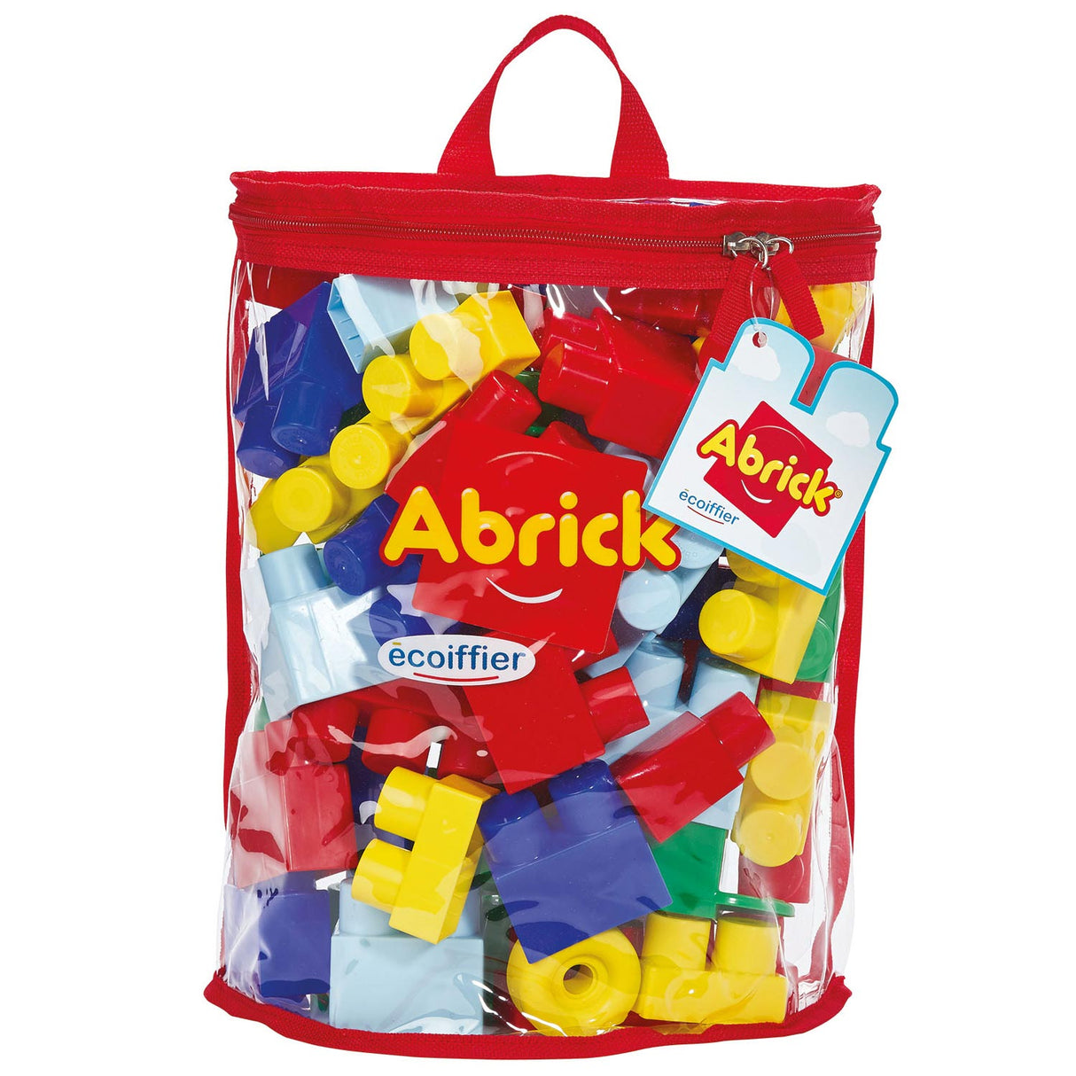 Abrick écoiffier maxi: Tasche mit 50 Bausteinen