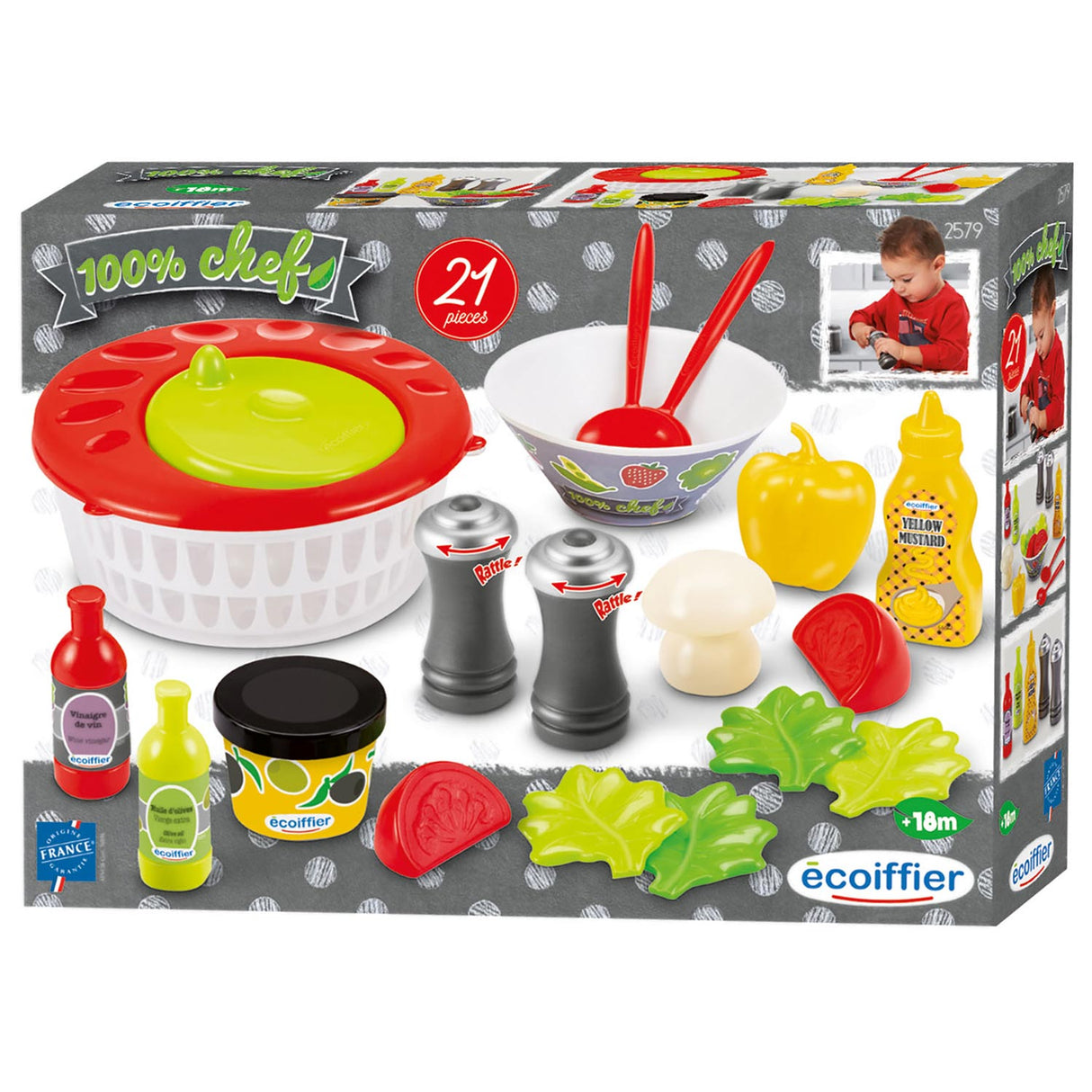 Ecoiffier 100% Chef Salade Set