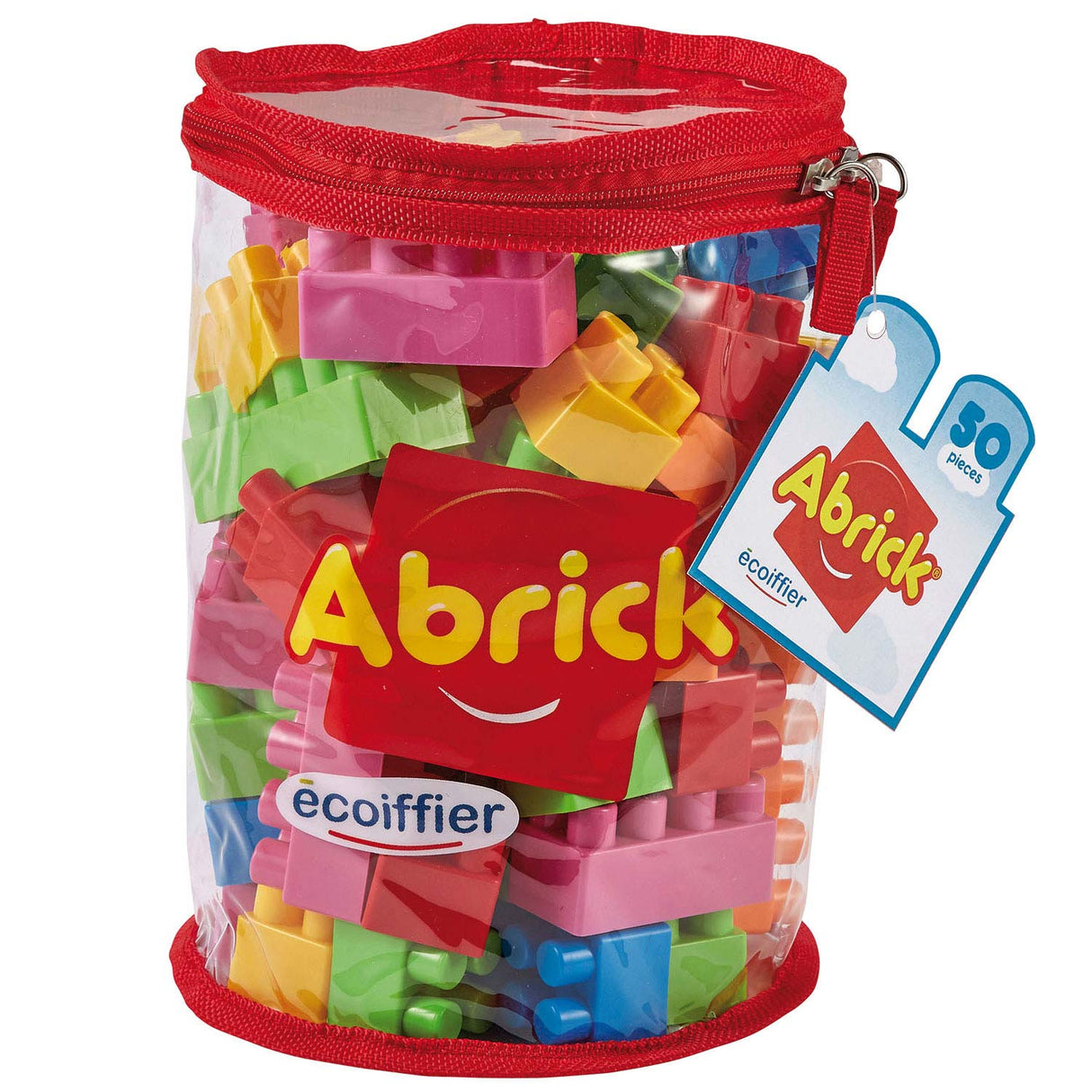 Abrick Building Blocs dans le sac de rangement, 50dlg.