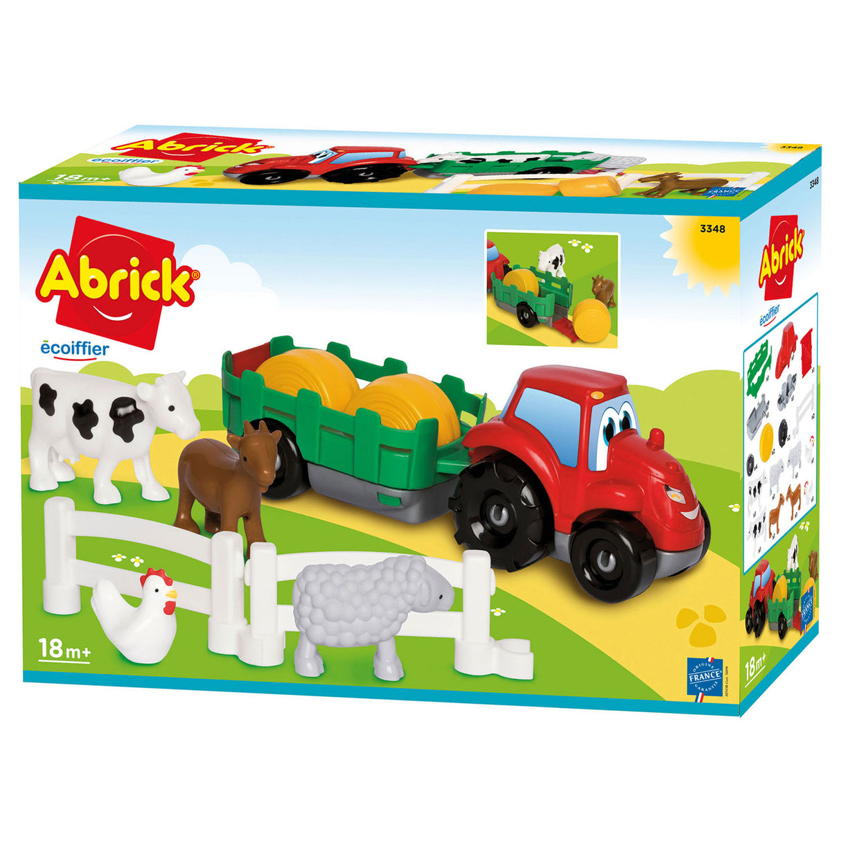 Abick traktor s prikolico