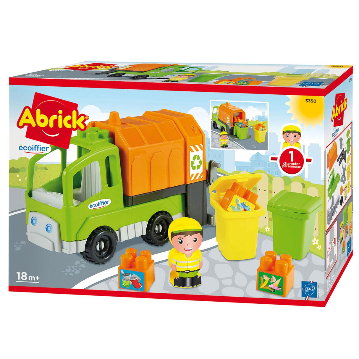 Awinick Garbage Truck z akcesoriami