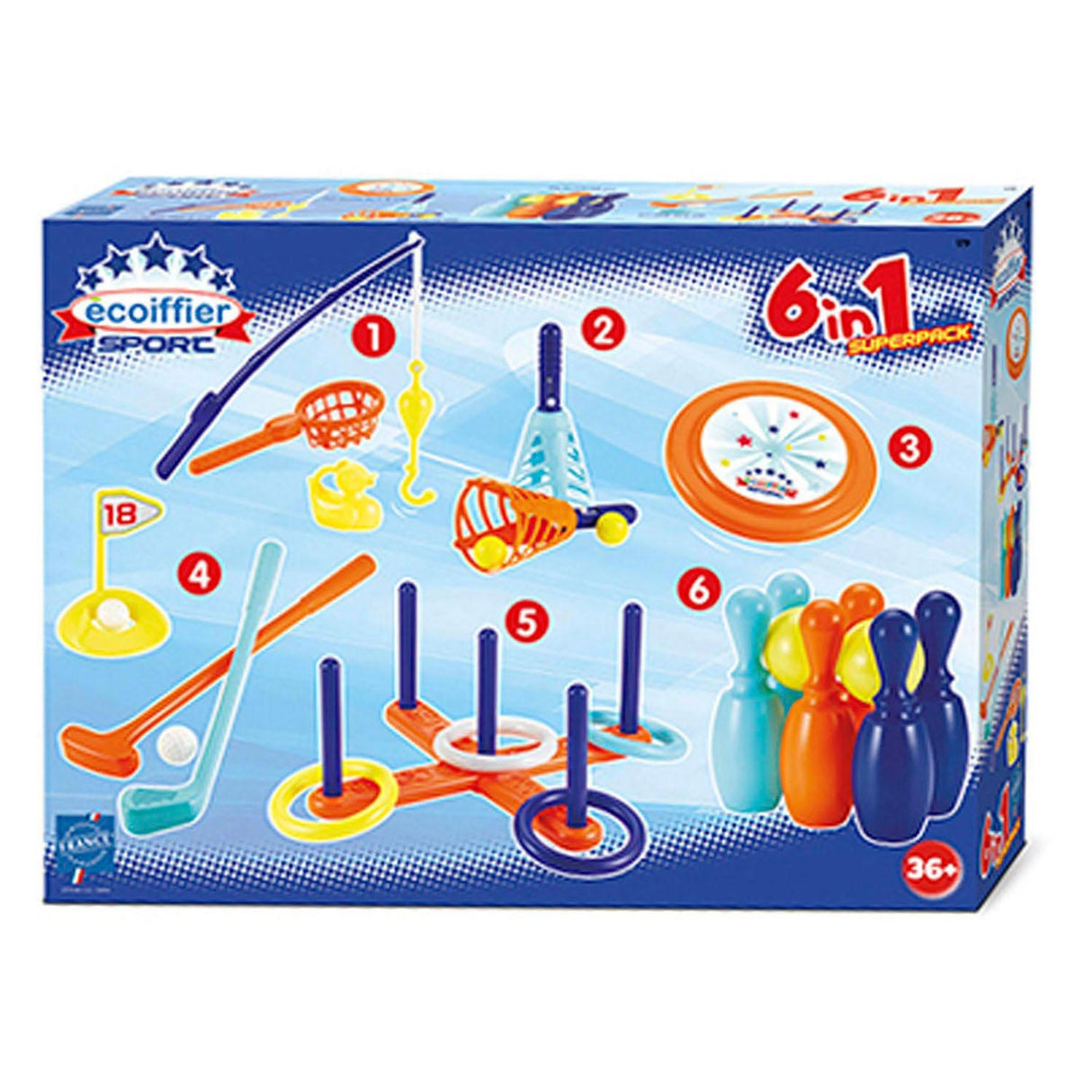 Ecoffier ecoiffier Sport Sportsset - 6in1