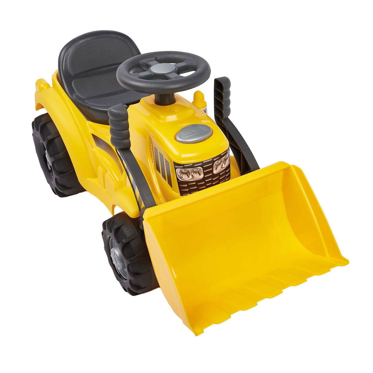 Ecoiffier maxi walking tractor with front loader