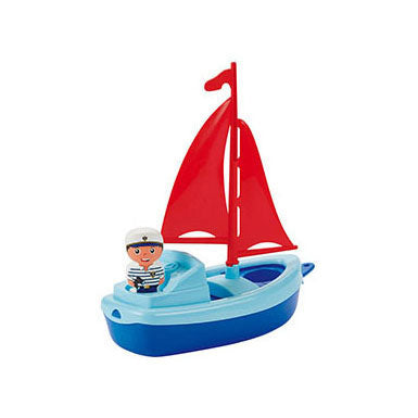 Plachetnice Ecoiffier s hrací figurkou - 22cm