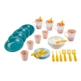 Ecoiffier Picnic Play Set med papp -piknikkurv, 32dlg.