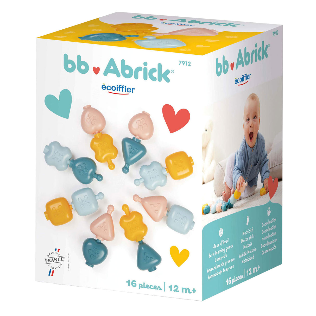 Abrank Motor Beads Gebai Play Set, 16DLG.