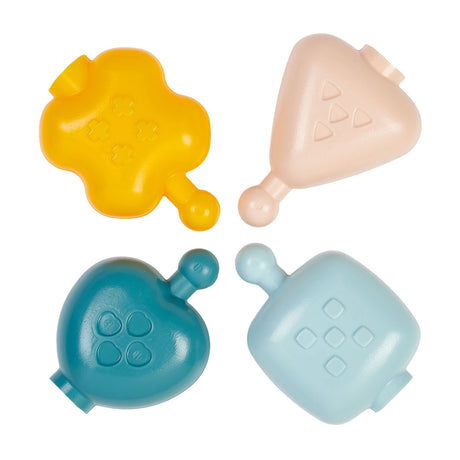 Abrick ecoiffier bb motor skills beads construction playset - 16 pcs.