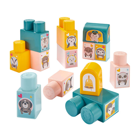 Zoológico de Abrick com blocos de construção, 51dlg.