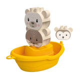 Abrick Bath Boats Animals con lata de riego, 7dlg.