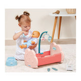 Ecoiffier doll's cradle with accessories, 6dlg.