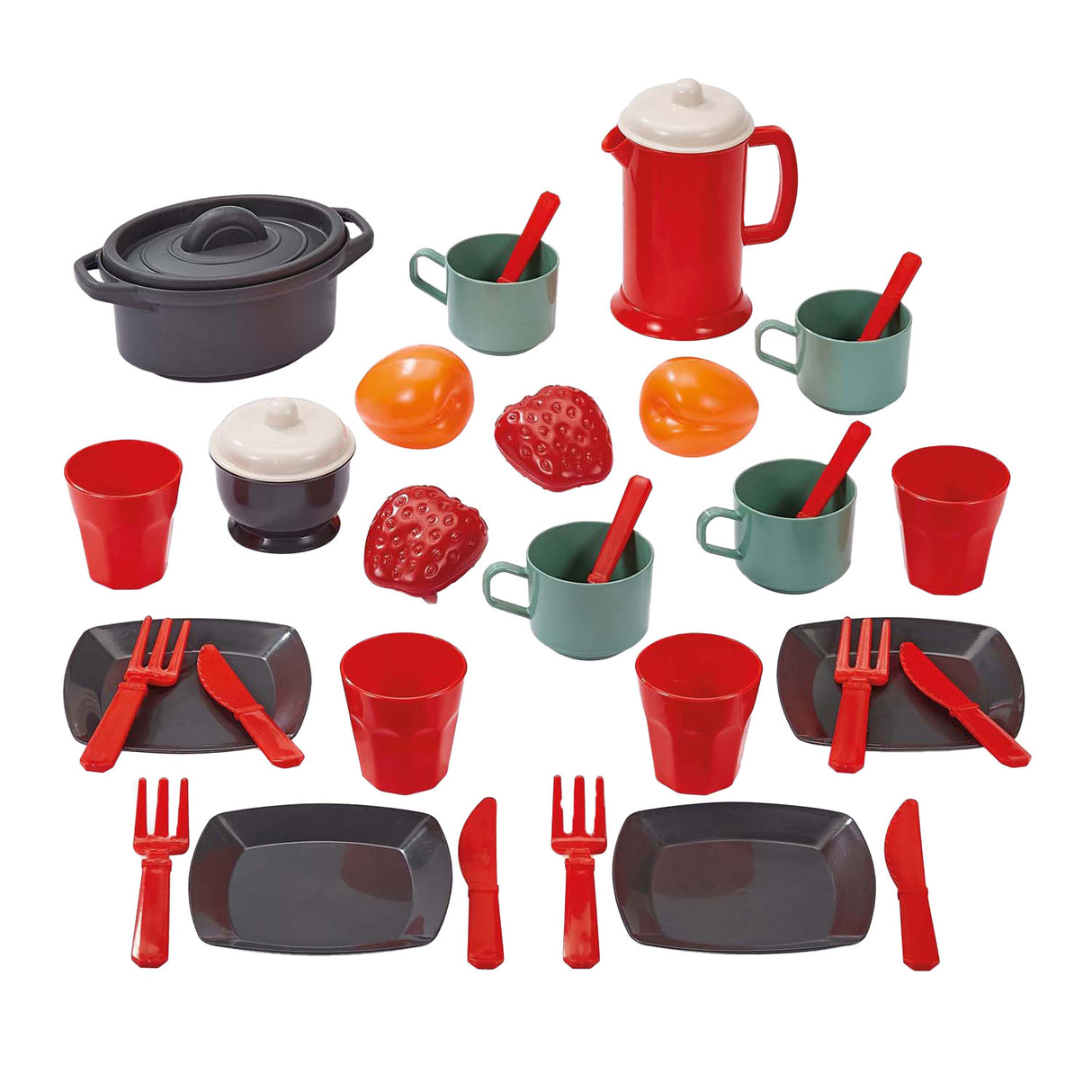 Ecoffier 100% Chef Eetset con playets, 34dlg.