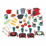 Ecoiffier 100% chef tableware in storage box - 70 pieces.