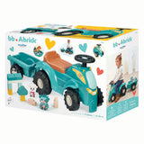 Ecoiffier steerable tractor with trailer - 15 pcs.