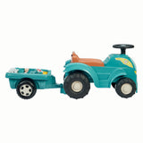 Ecoiffier steerable tractor with trailer - 15 pcs.