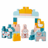 Abrick building blocks with farm animals - 55 pcs.