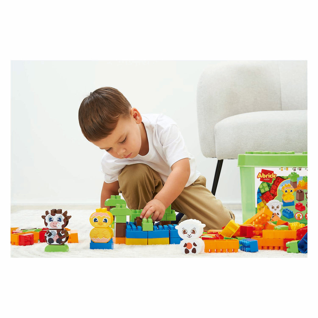 Abrick building blocks farm - 150 pcs.