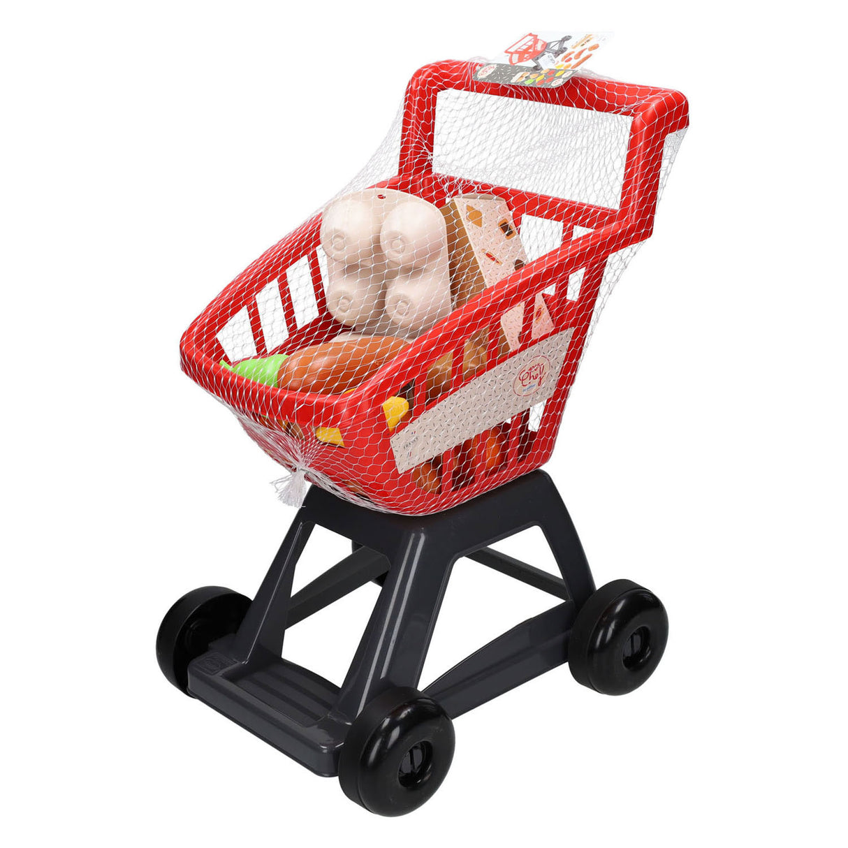 Ecoiffier filled shopping cart - 21 pcs.