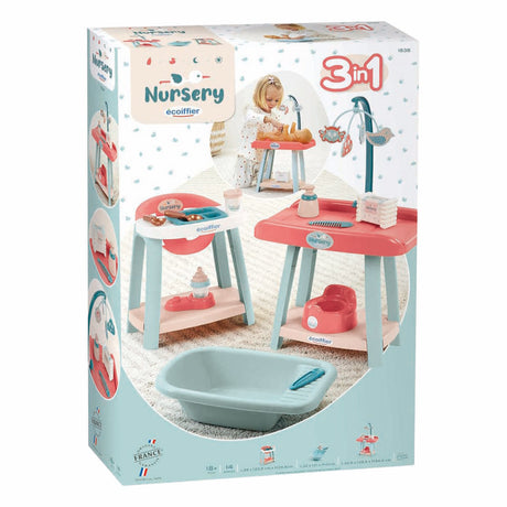 Ecoiffier babyromsett 3-i-1