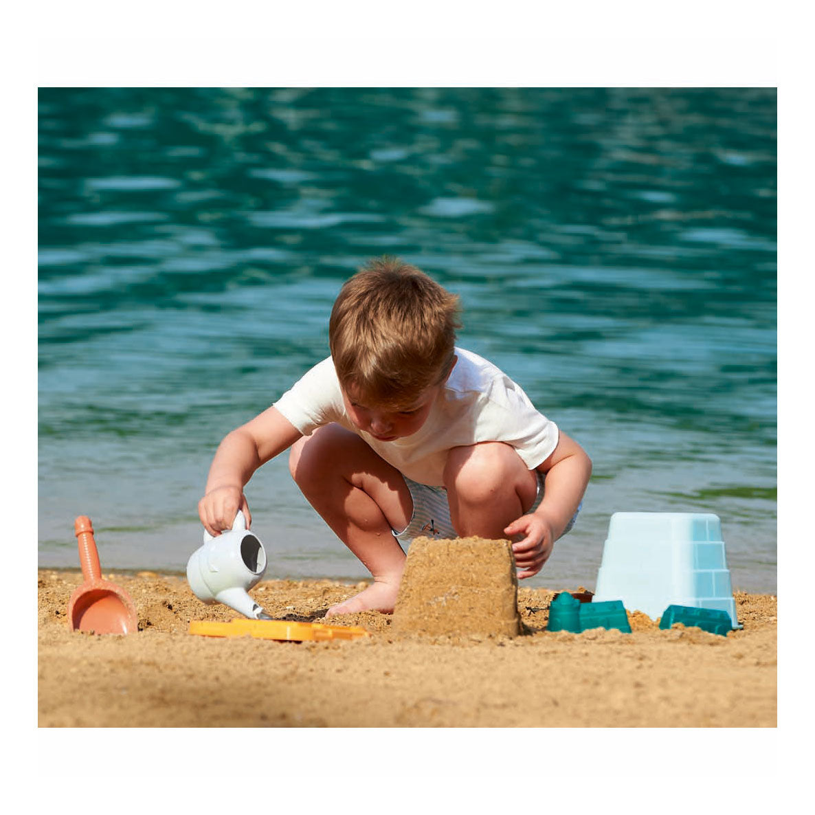 Ecoiffier sand castle bucket - 16cm 6pcs.