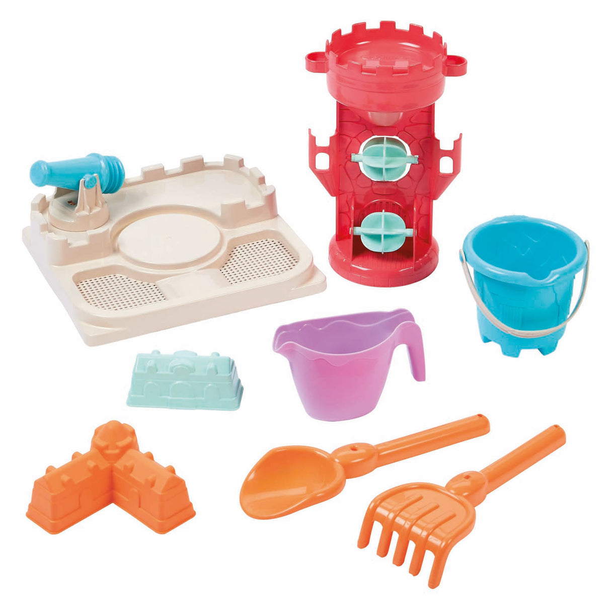 Ecoiffier sand and water table - 9 pcs.