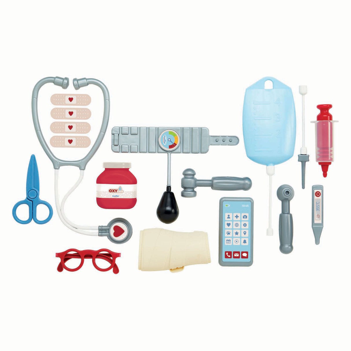 Ecoiffier luxury doctor's case - 17 pcs.