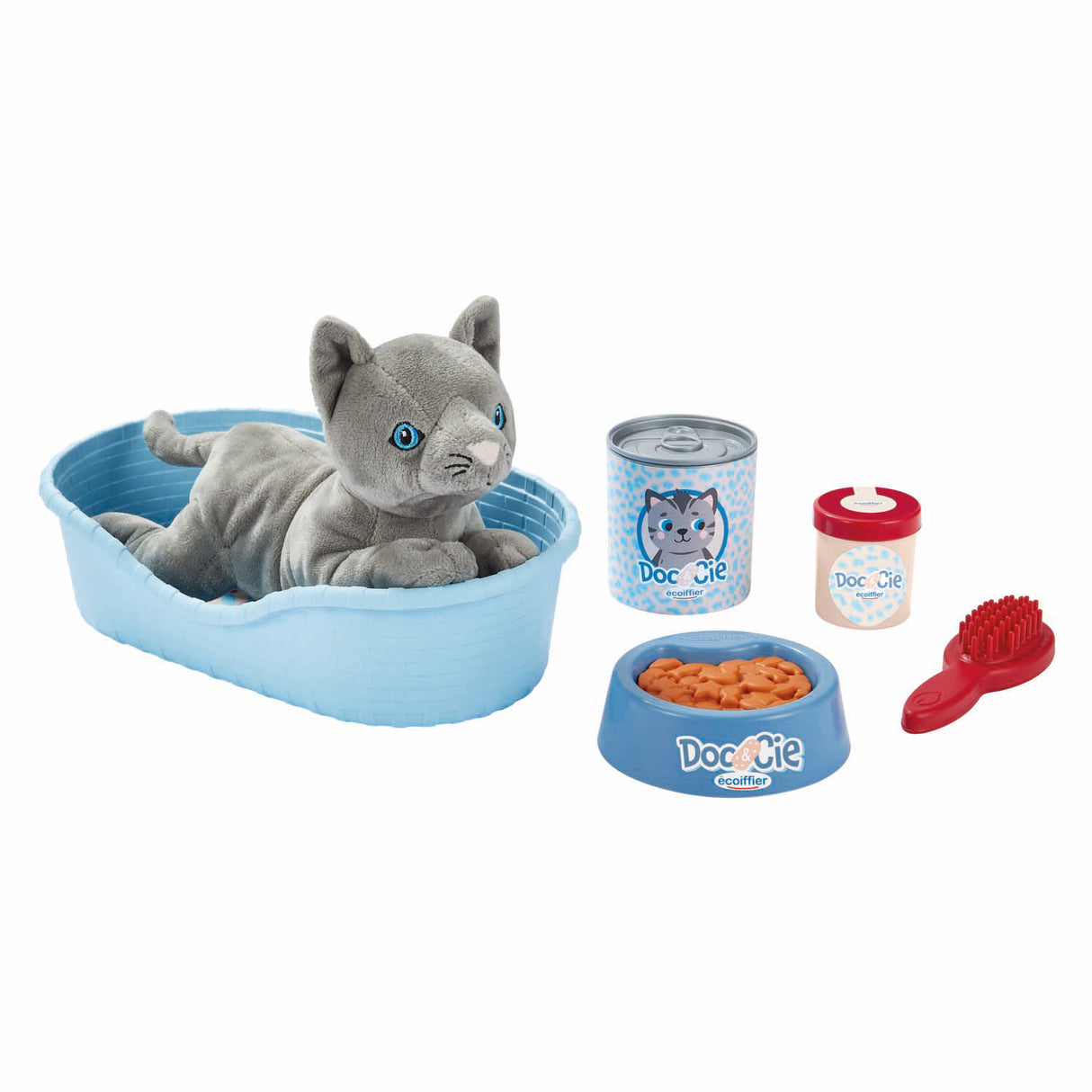 Ecoiffier cat with accessories - 9 pcs.
