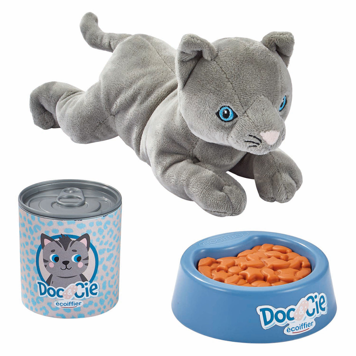 Ecoiffier cat with accessories - 9 pcs.