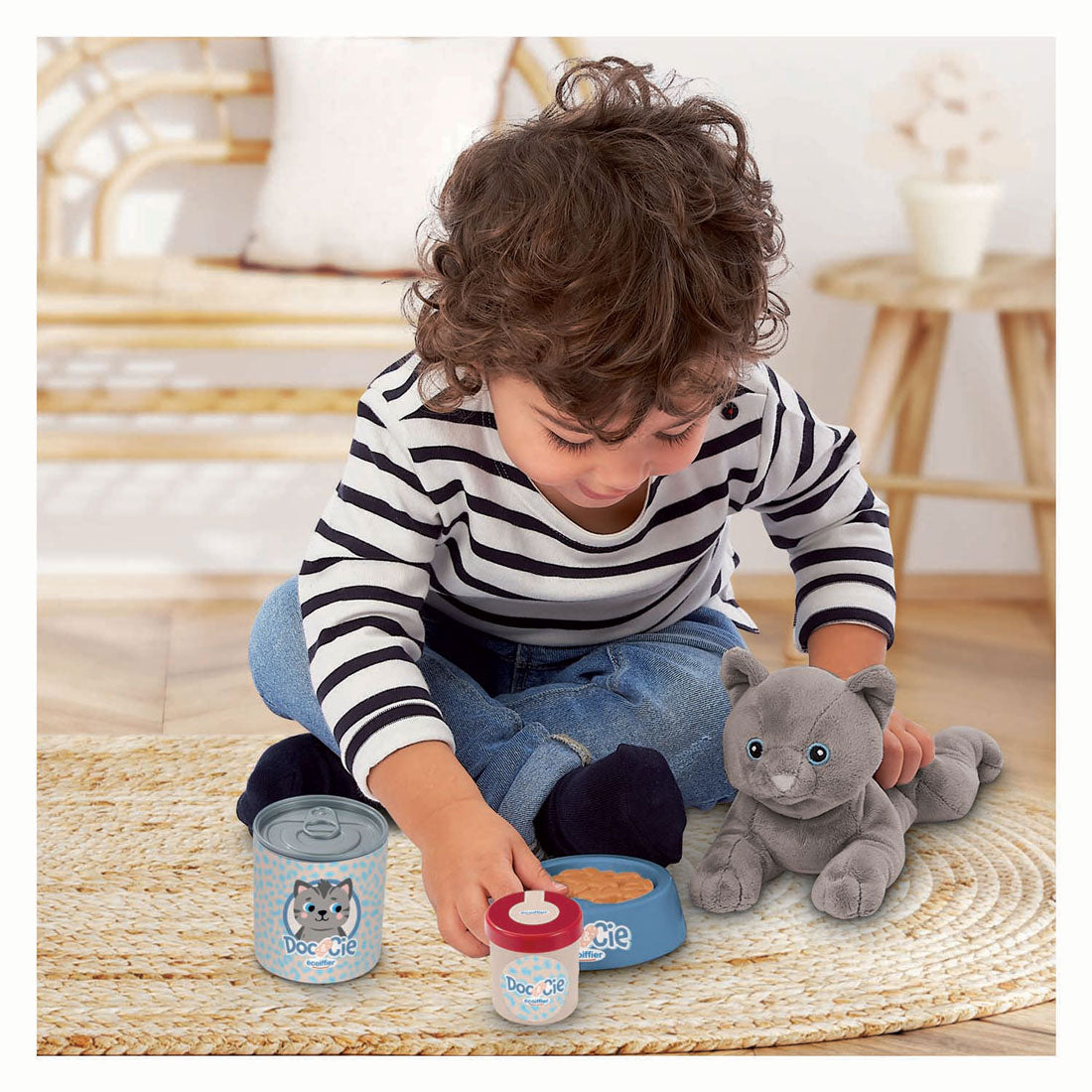 Ecoiffier cat with accessories - 9 pcs.