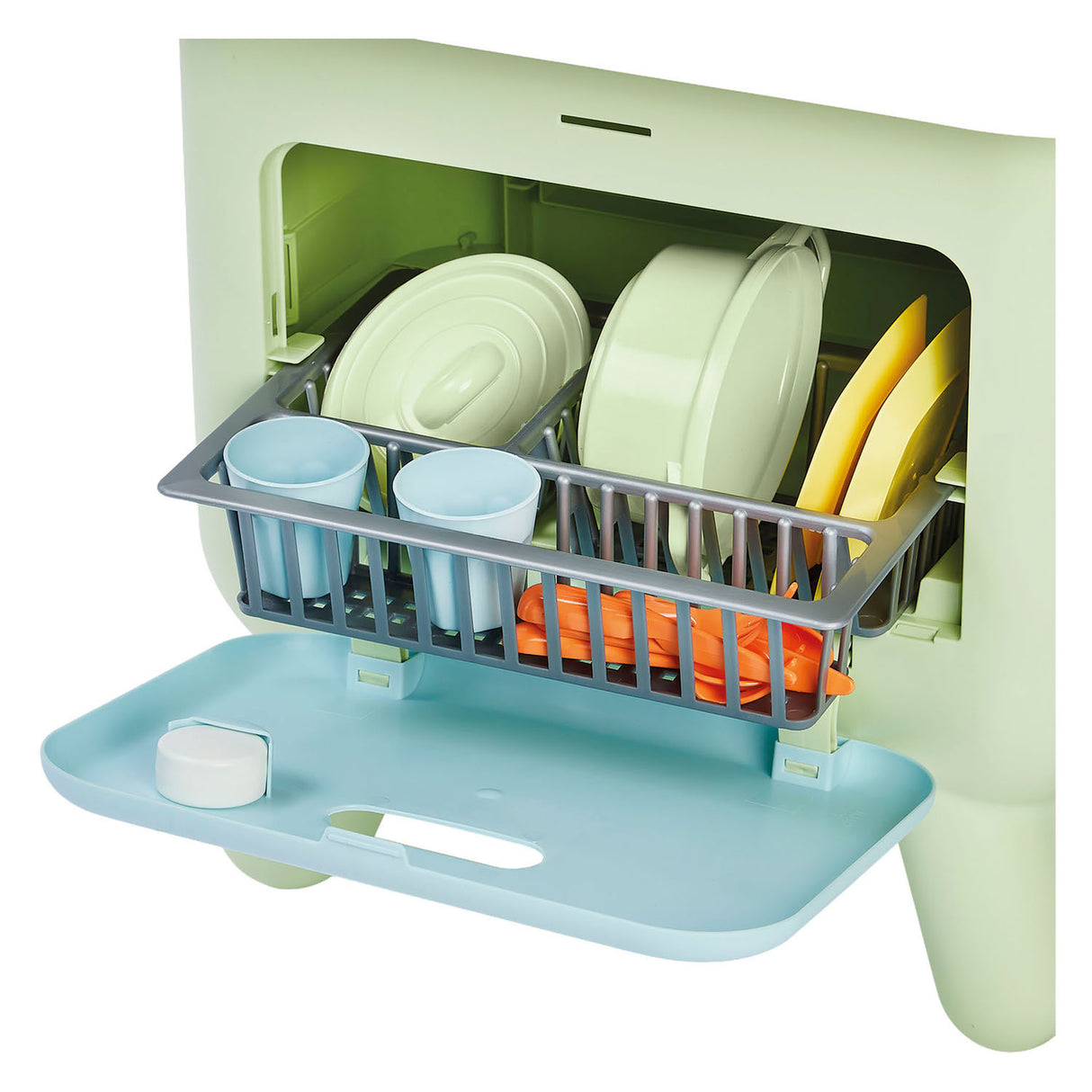 Ecoiffier eociffier vert azur sage-colored kitchen - 17 pcs.