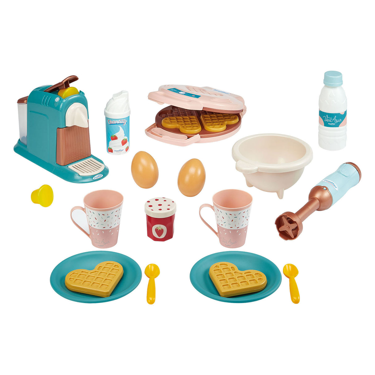 Ecoiffier Azur Coffee Time 3-in-1 Set - 21 Pieces