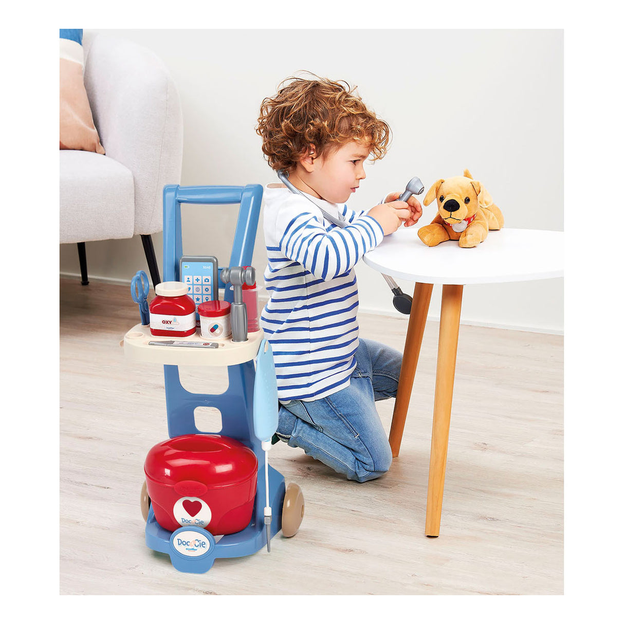 Ecoiffier Doctor's Medical Trolley - 12pcs.
